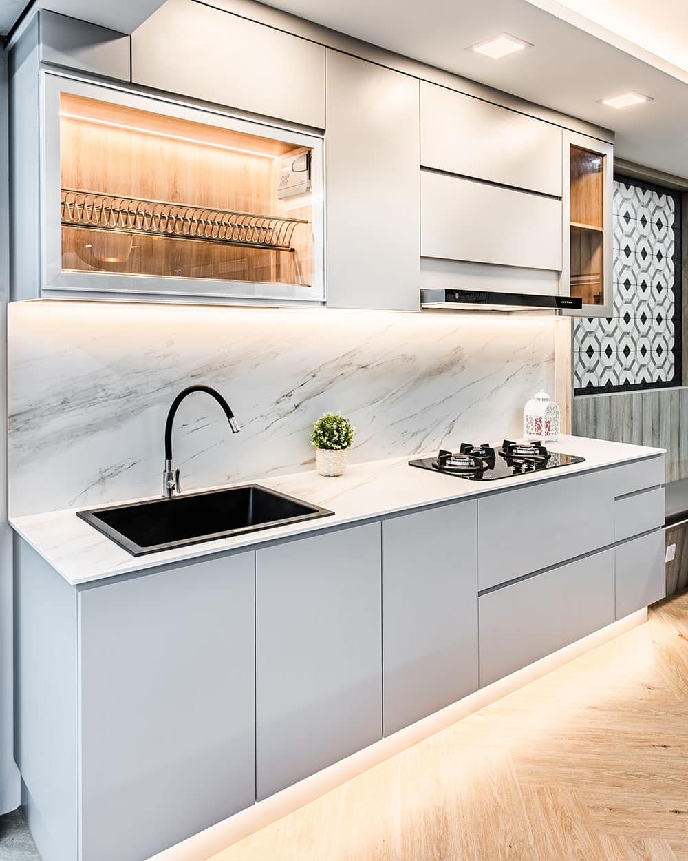 kitchen - laminate cabinets