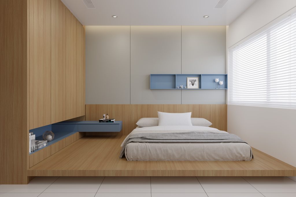 platform bed laminate